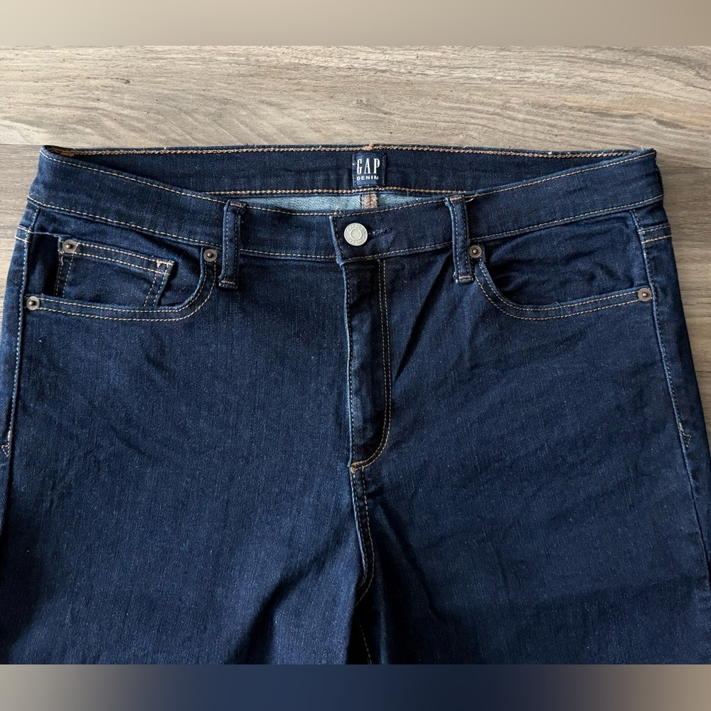 GAP Perfect Bootcut Jeans Size 14T/32 - Picture 3 of 10